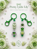 Pretty Little Lily Handmade Jeweled Beaded Keyring