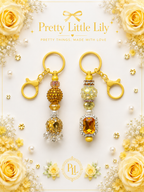 Pretty Little Lily Handmade Jeweled Beaded Keyring