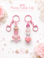 Pretty Little Lily Handmade Jeweled Beaded Keyring