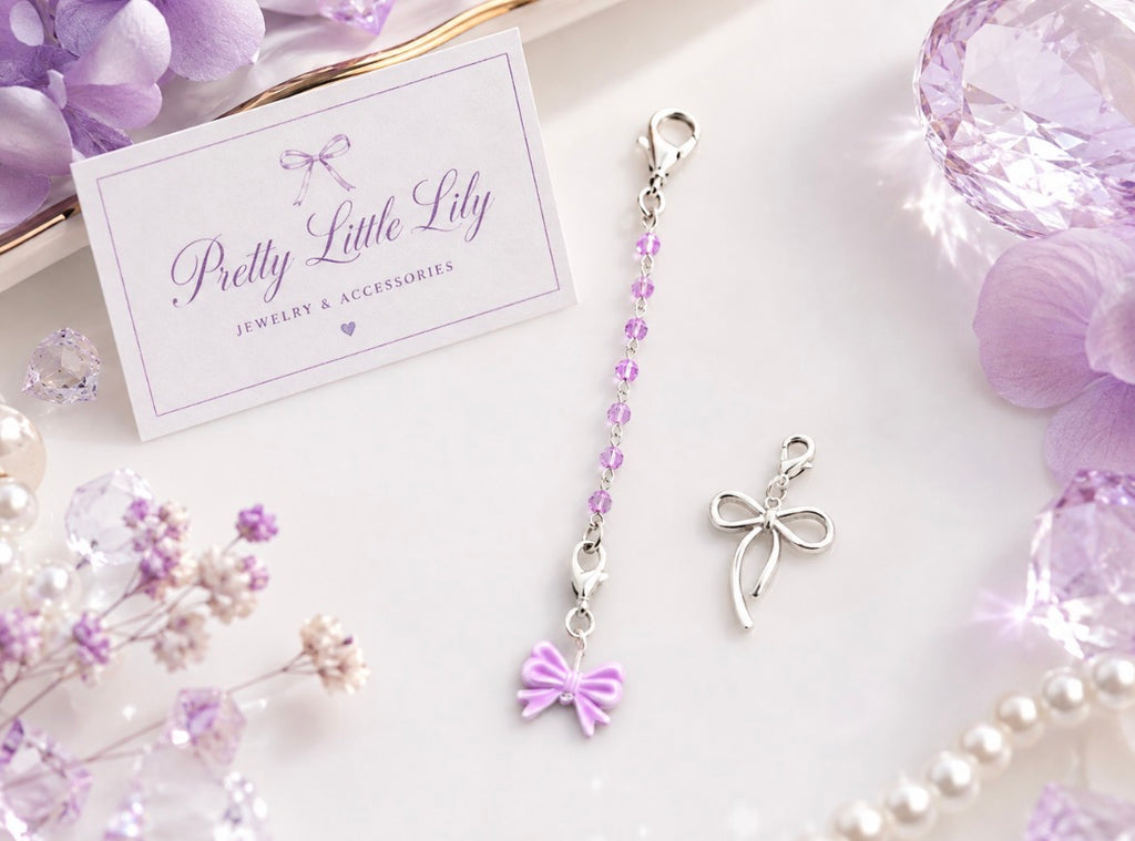 Pretty Little Lily Pullies™ – Jeweled Zipper Pulls with Interchangeable Charms