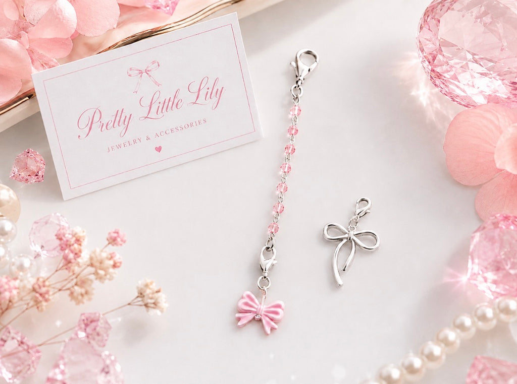 Pretty Little Lily Pullies™ – Jeweled Zipper Pulls with Interchangeable Charms