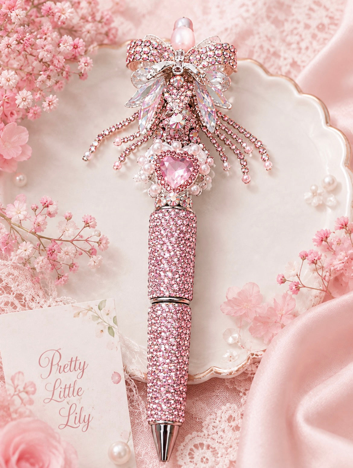 Handmade Jeweled Beaded Pen