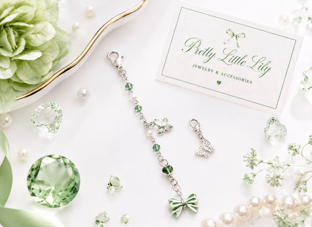 Pretty Little Lily Pullies™ – Jeweled Zipper Pulls with Interchangeable Charms