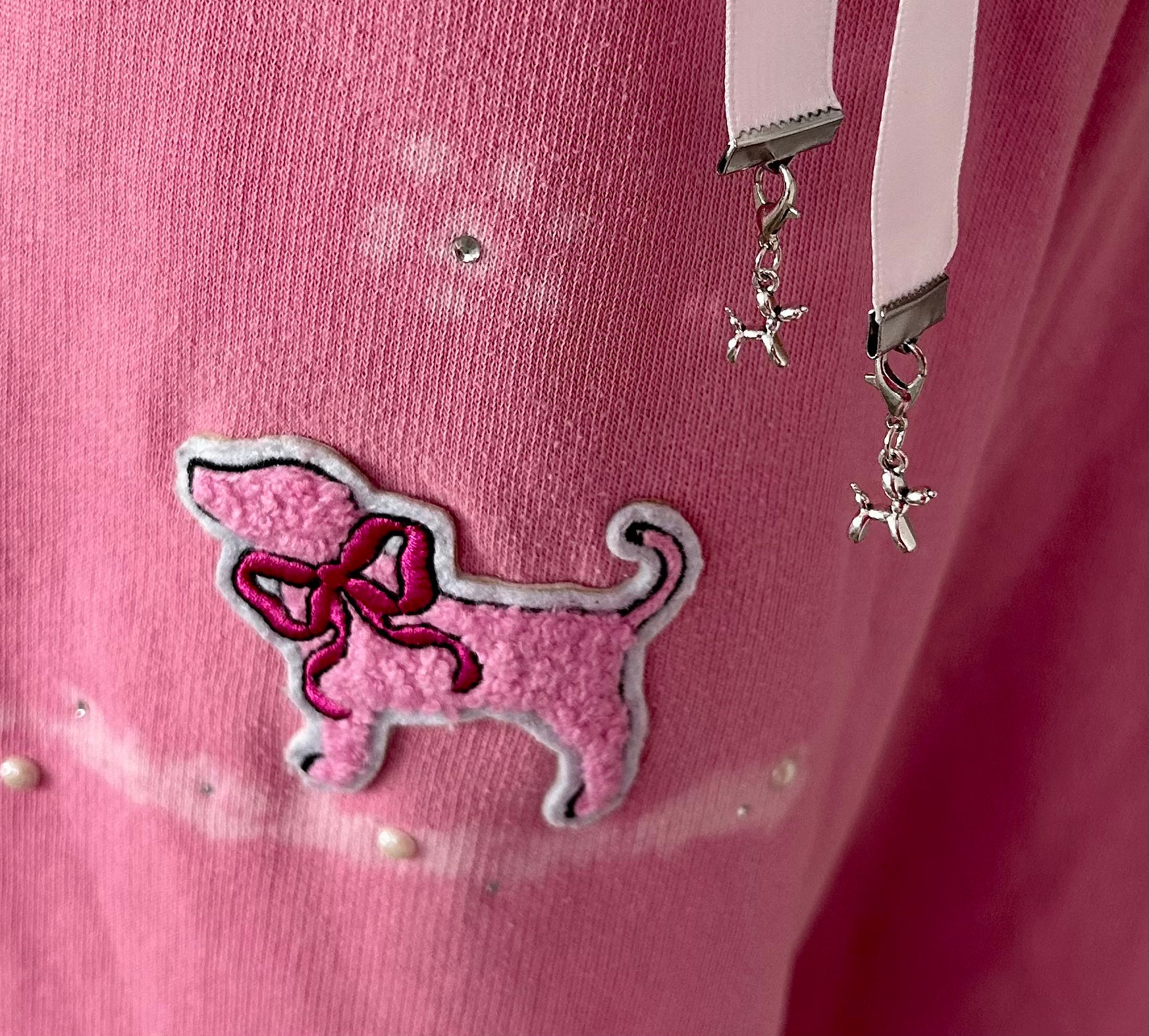 Victoria’s Secret PINK REIMAGINED Swarovski Doggie Joggers – Medium