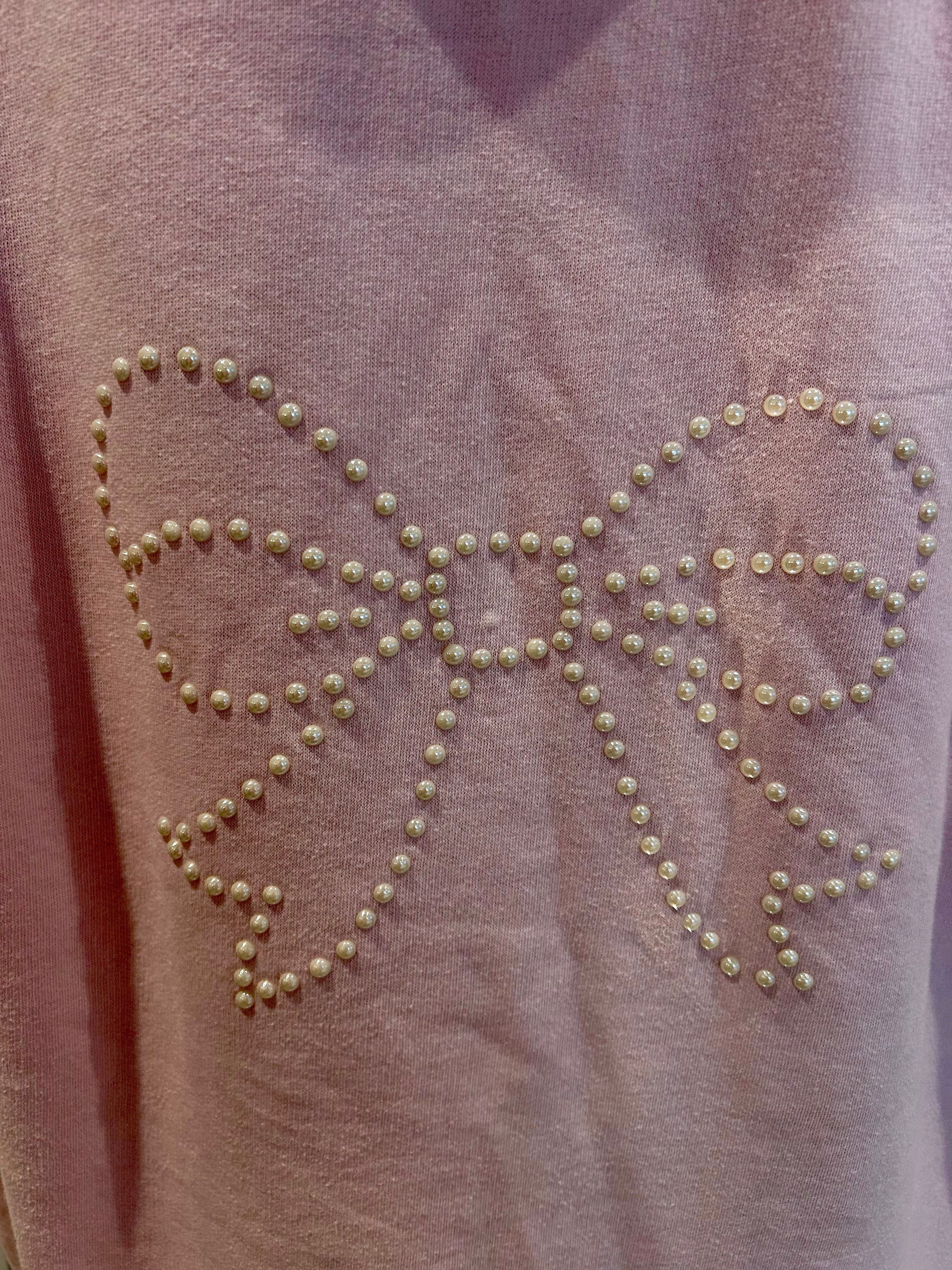 Victoria’s Secret PINK REIMAGINED Pearl Bow Hoodie – Medium