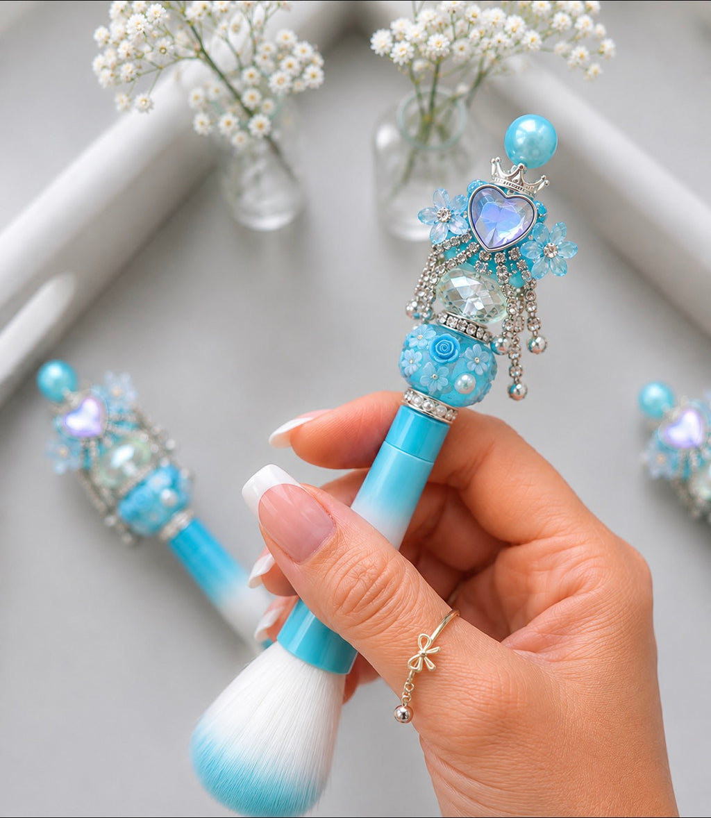 Handmade Beaded Makeup Brushes