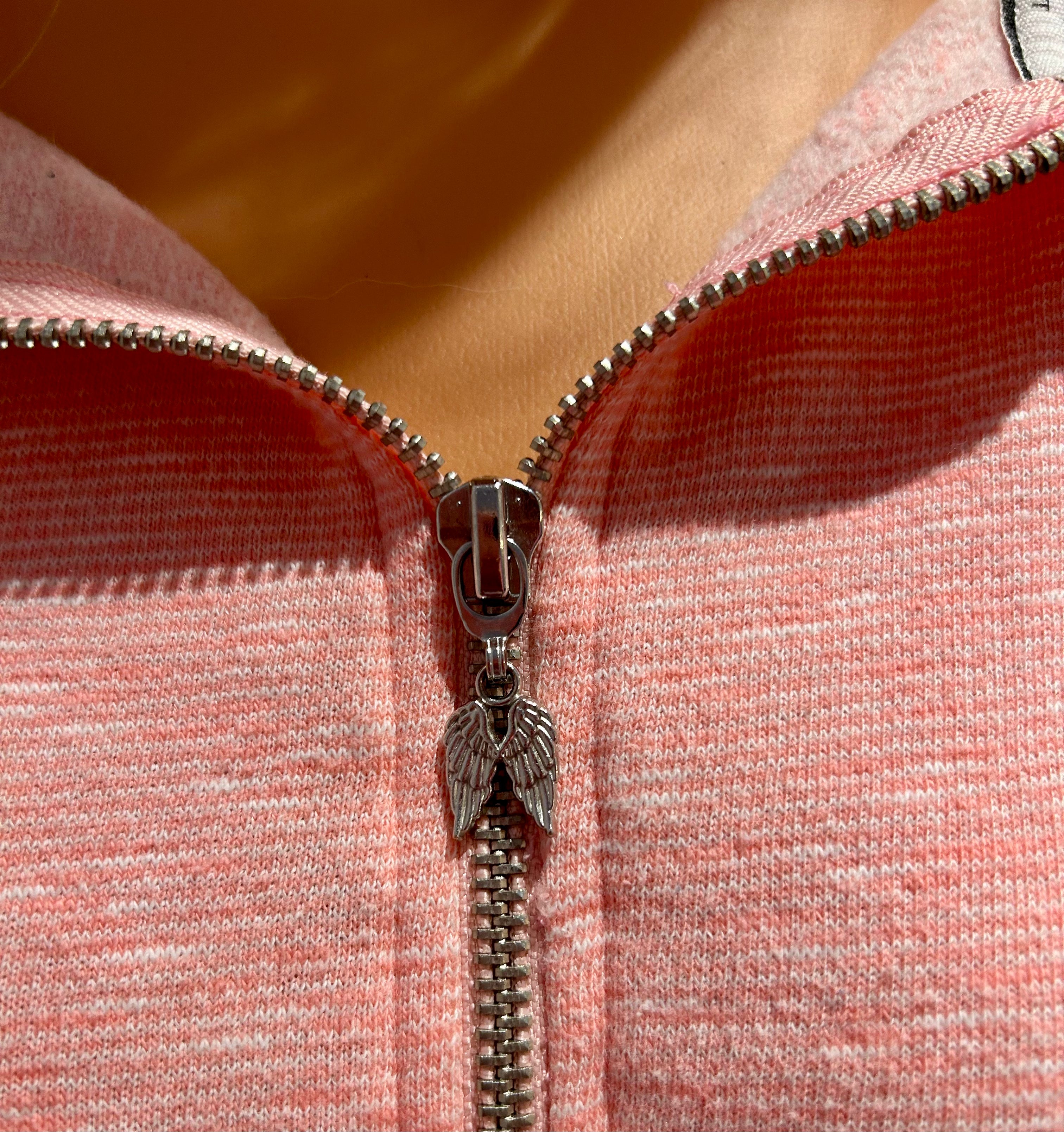 Victoria’s Secret ANGEL Hoodie REIMAGINED with Swarovski Crystal Wings – Medium 🪽✨