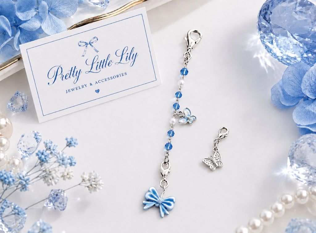 Pretty Little Lily Pullies™ – Jeweled Zipper Pulls with Interchangeable Charms
