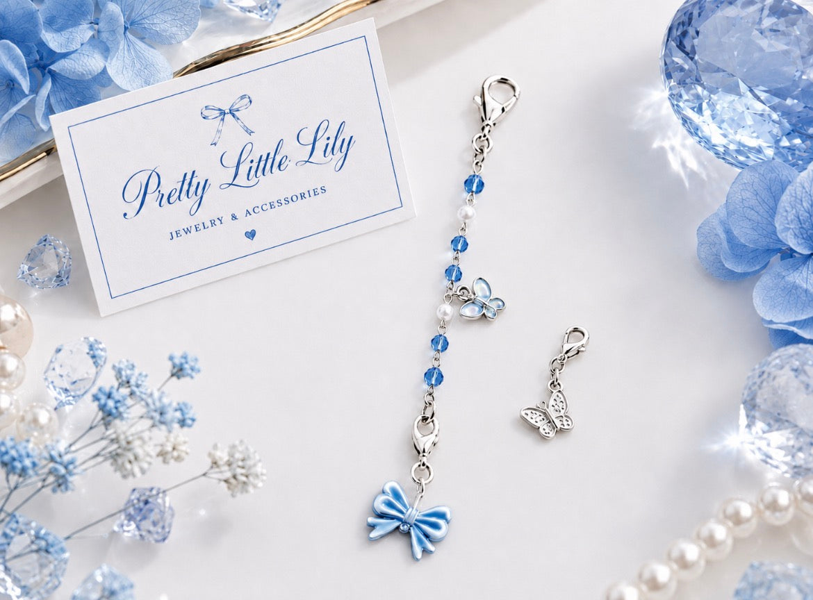 Pretty Little Lily Pullies™ – Jeweled Zipper Pulls with Interchangeable Charms