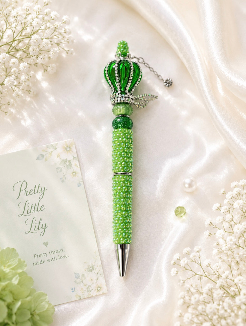 Handmade Jeweled Beaded Pen