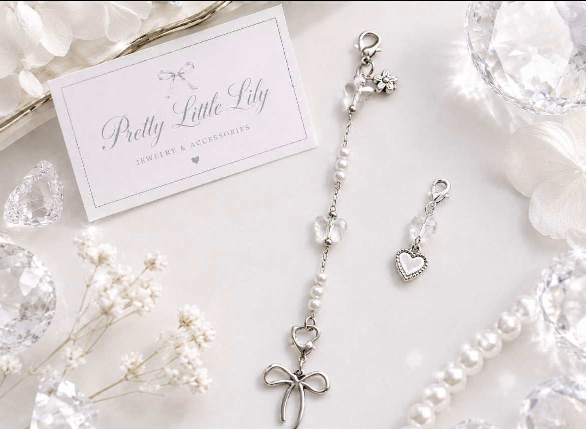 Pretty Little Lily Pullies™ – Jeweled Zipper Pulls with Interchangeable Charms