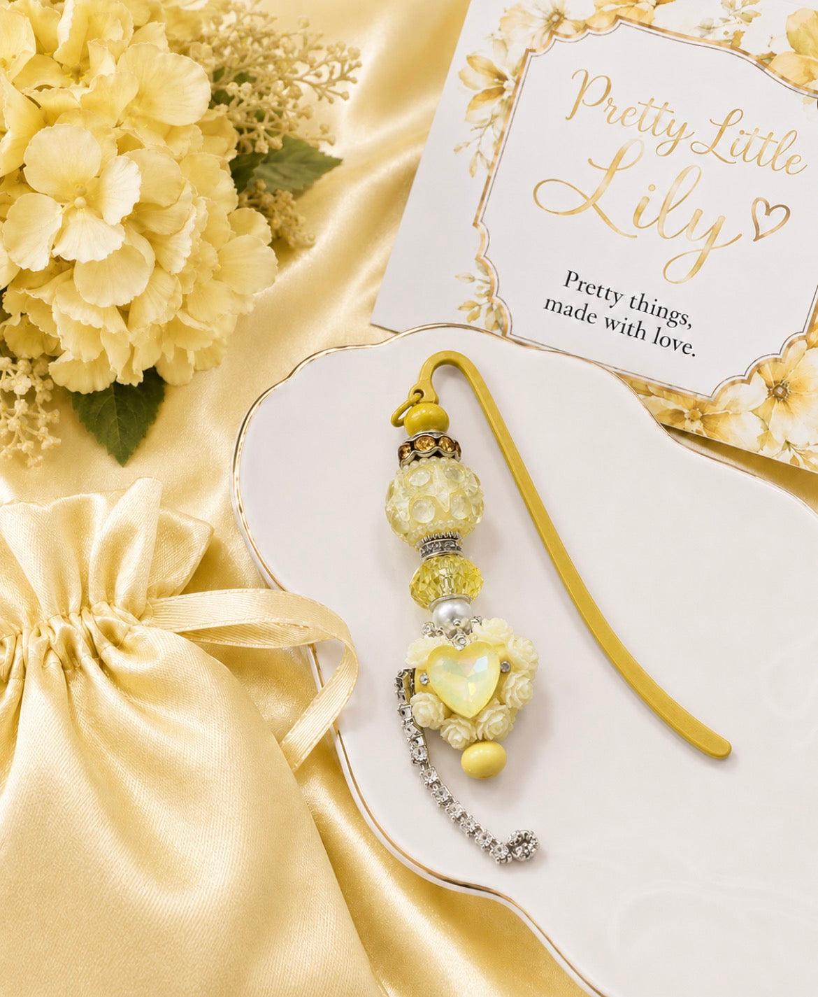 Handmade Jeweled Beaded Bookmark