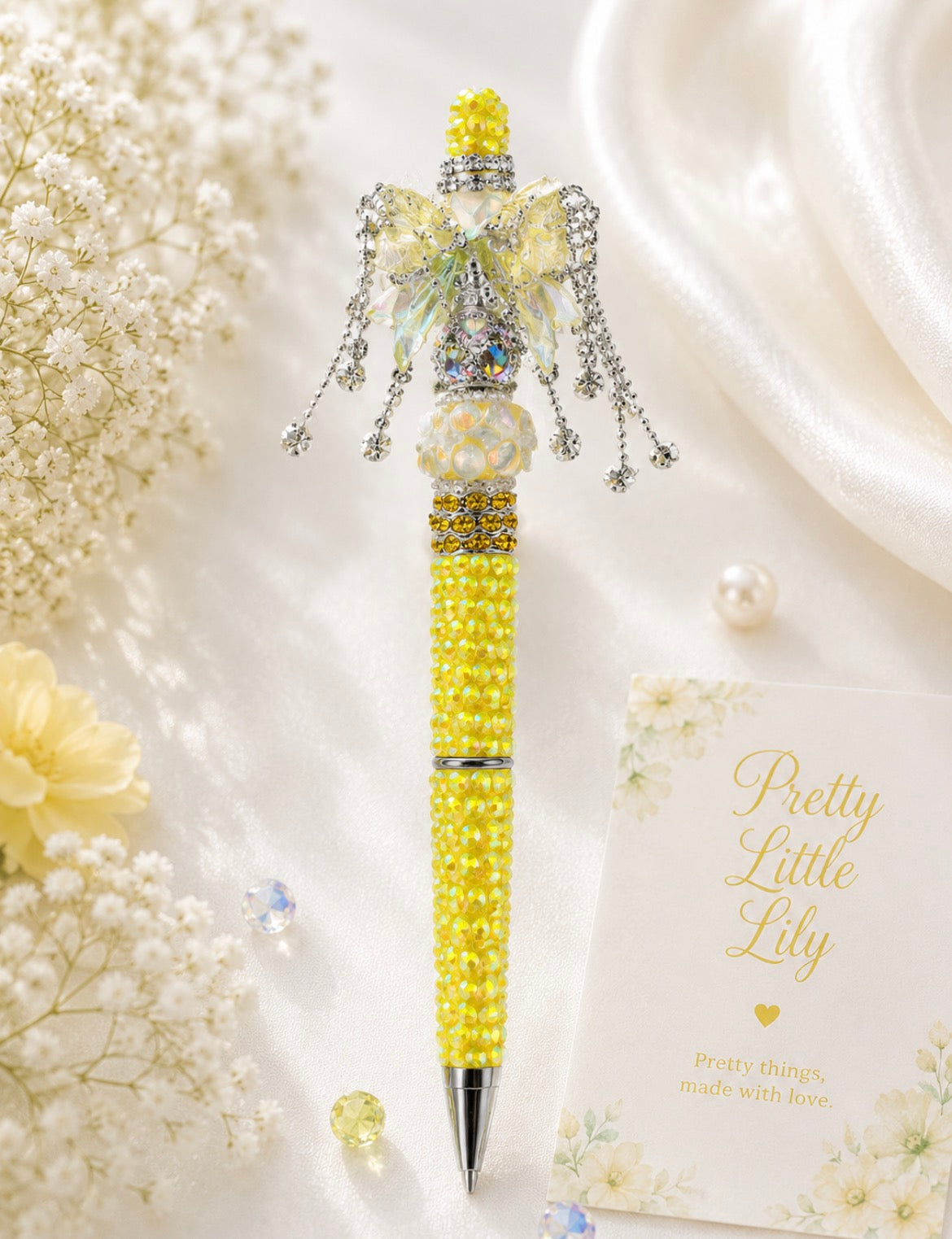 Handmade Jeweled Beaded Pen