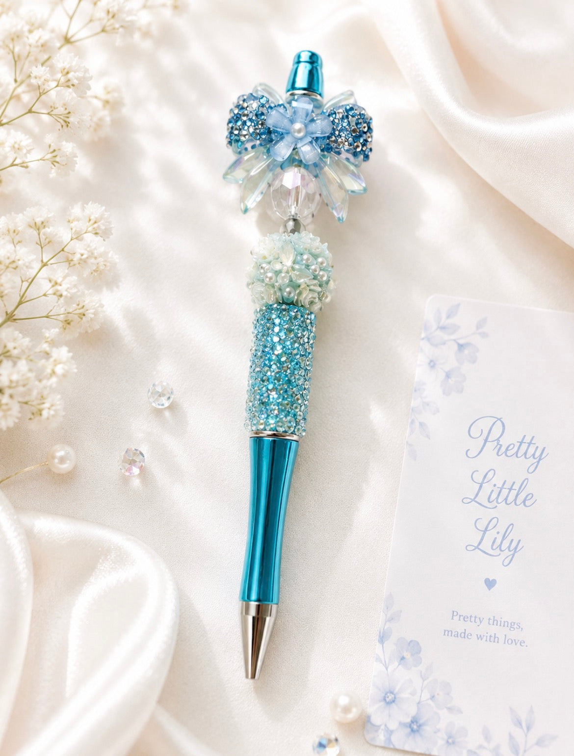 Handmade Jeweled Beaded Pen
