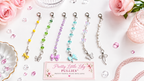 Pretty Little Lily Pullies™ – Jeweled Zipper Pulls with Interchangeable Charms