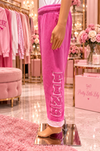 PINK Swarovski Joggers | Pretty Little Lily REIMAGINED