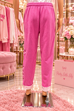 PINK Swarovski Joggers | Pretty Little Lily REIMAGINED