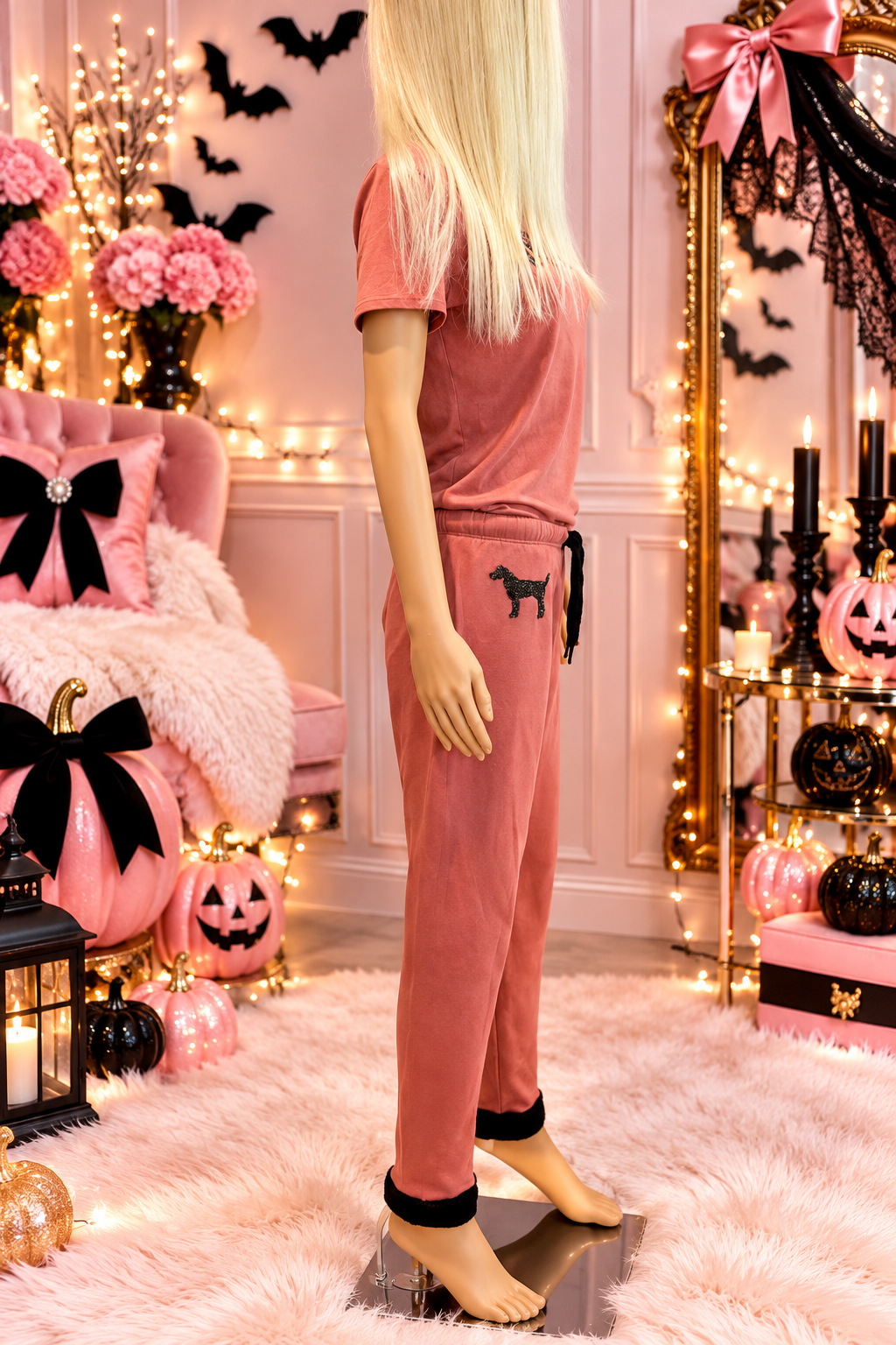 Victoria’s Secret PINK Swarovski Crystal Embellished Halloween Outfit Set