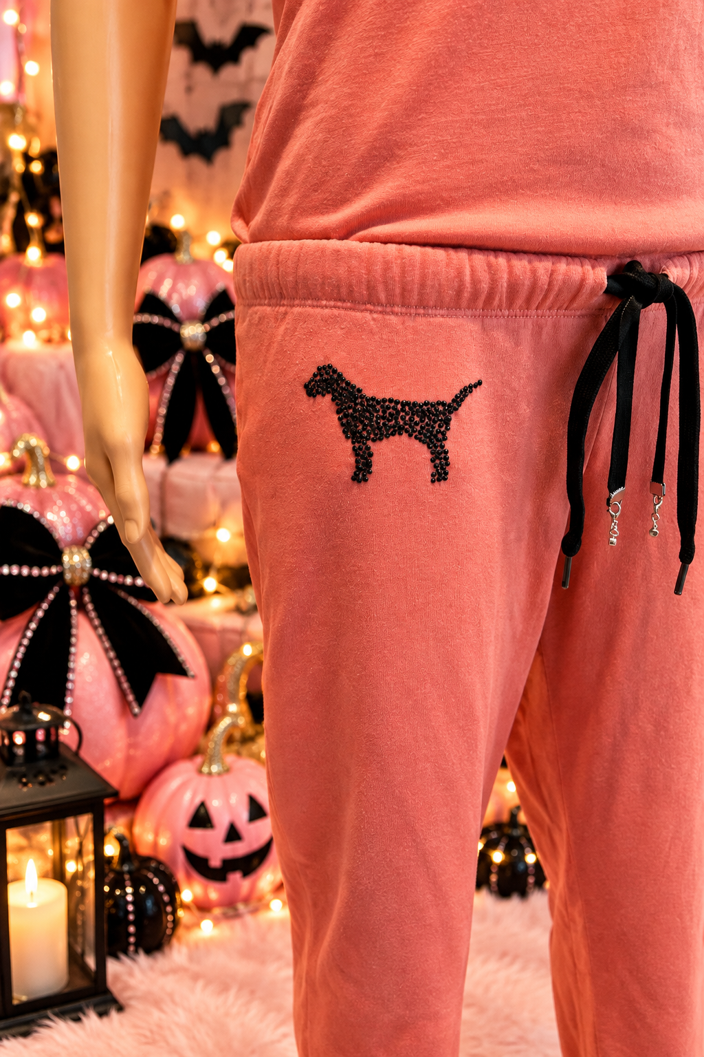 Victoria’s Secret PINK Swarovski Crystal Embellished Halloween Outfit Set